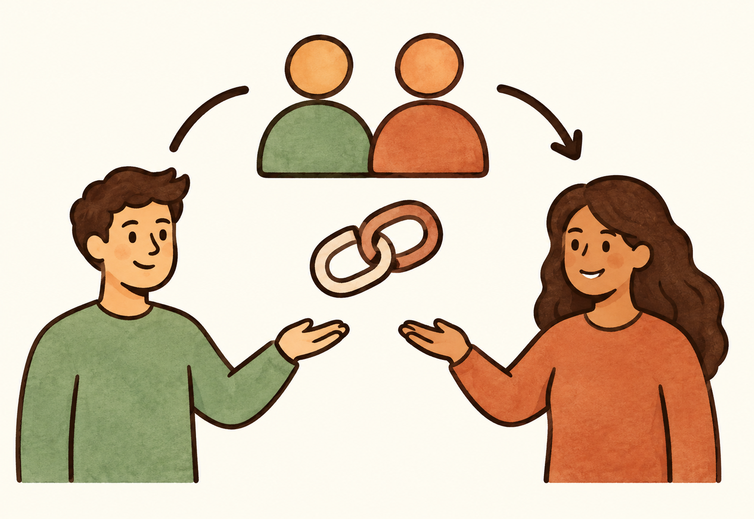 People connecting in their community